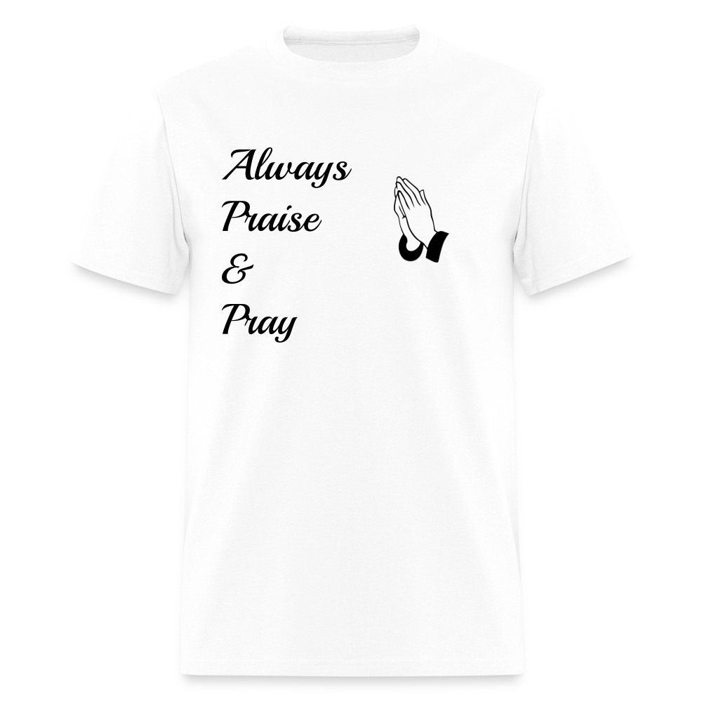PRAISE & PRAY - white