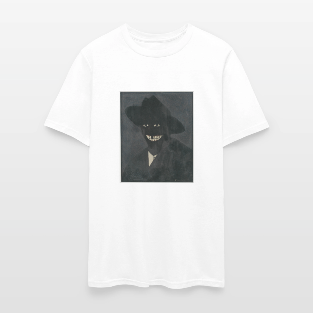 A SELF PORTRAIT OF THE ARTISTS SHADOW FORM - white